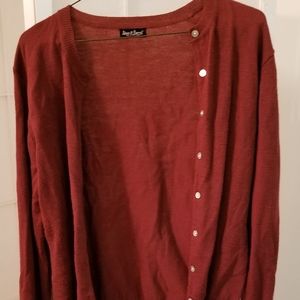 Burgundy Cardigan